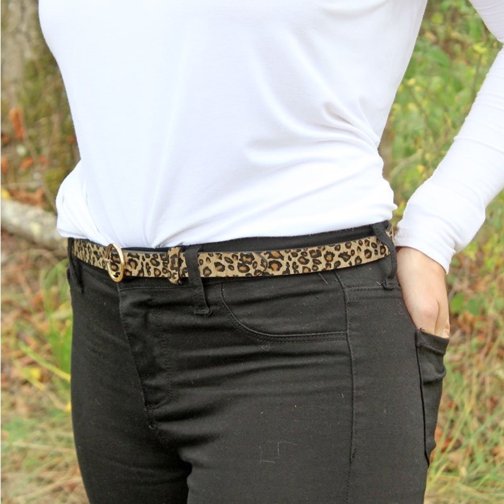 Leopard Belt from Elizabeth Rayden Boutique